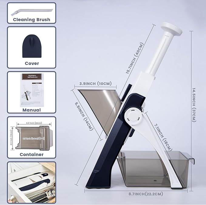 Multi-Function 4-in-1 Vegetable Cutter- Fast, Safe & Perfect Vegetable Cutting in Seconds