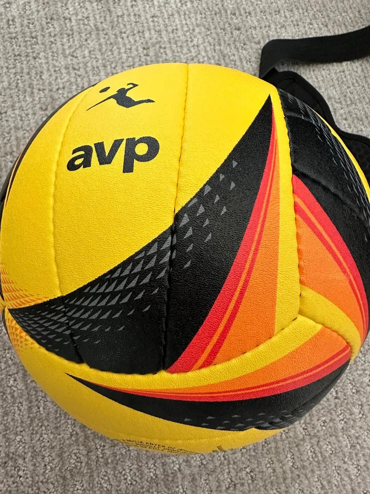 Wilson AVP OPTX Official Beach Volleyball Match Game Ball – Black/Yellow Tour Ball